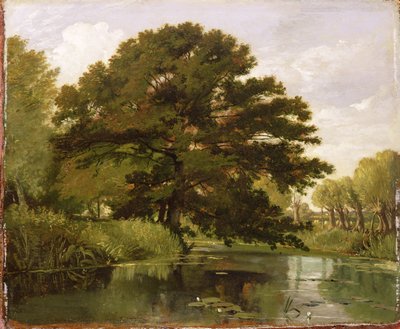 On the Isis, Waterperry, Oxfordshire by William Alfred Delamotte